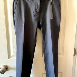 LOFT 0P Coastal Gray Double-weave Straight Leg Pants